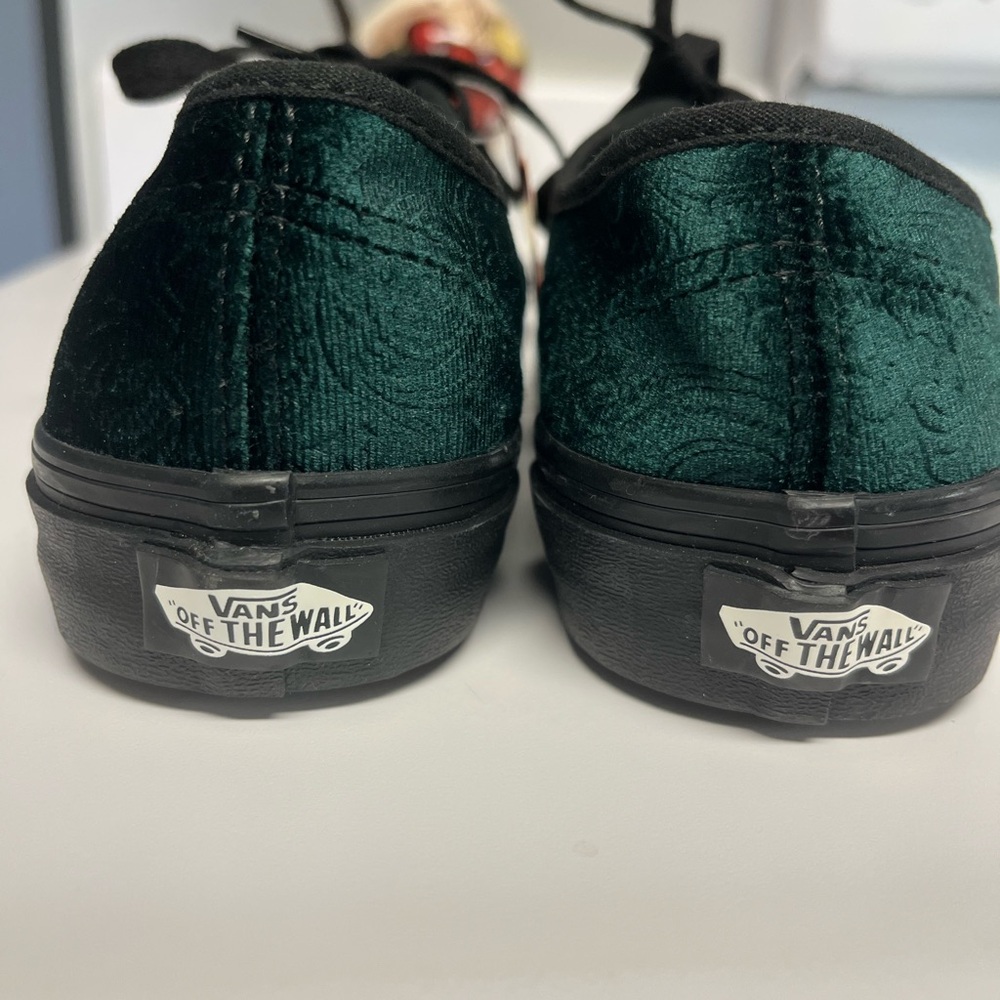 NWT Vans Velvet Jungle Green Sneakers - Picture 5 of 12